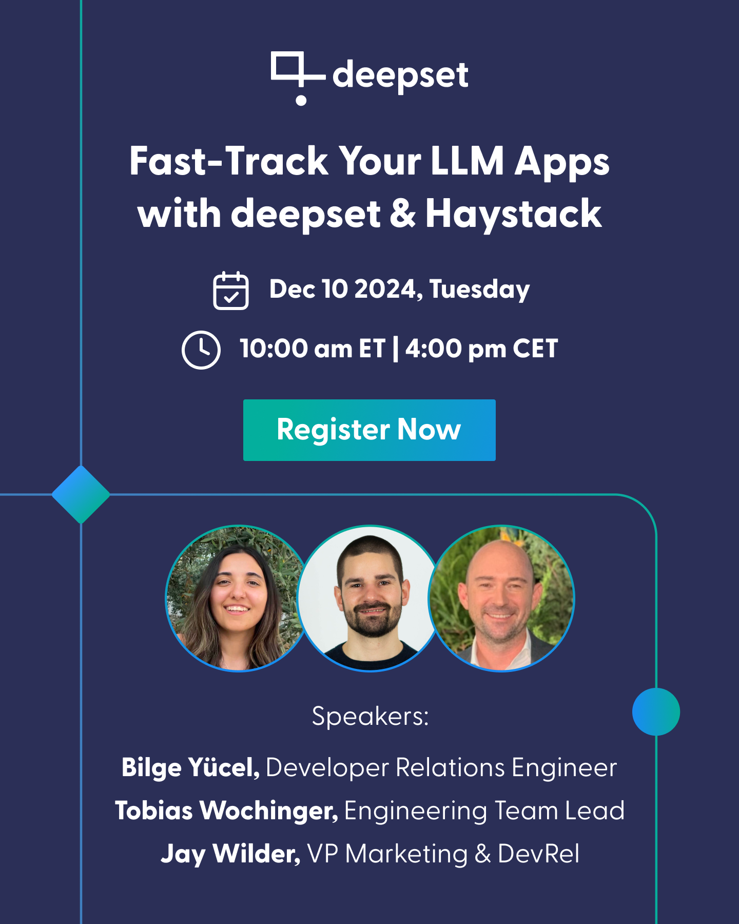 deepset and haystack webinar banner